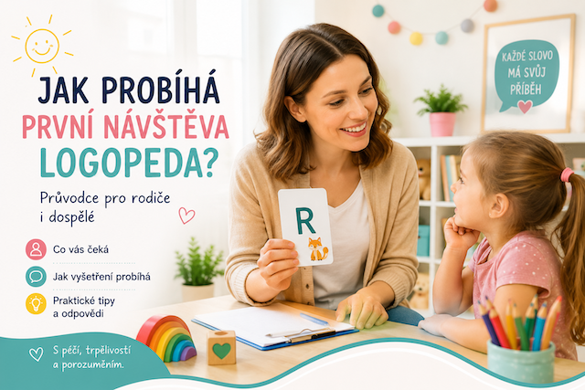 Jak probíhá první návštěva logopeda? Kompletní průvodce pro rodiče i dospělé